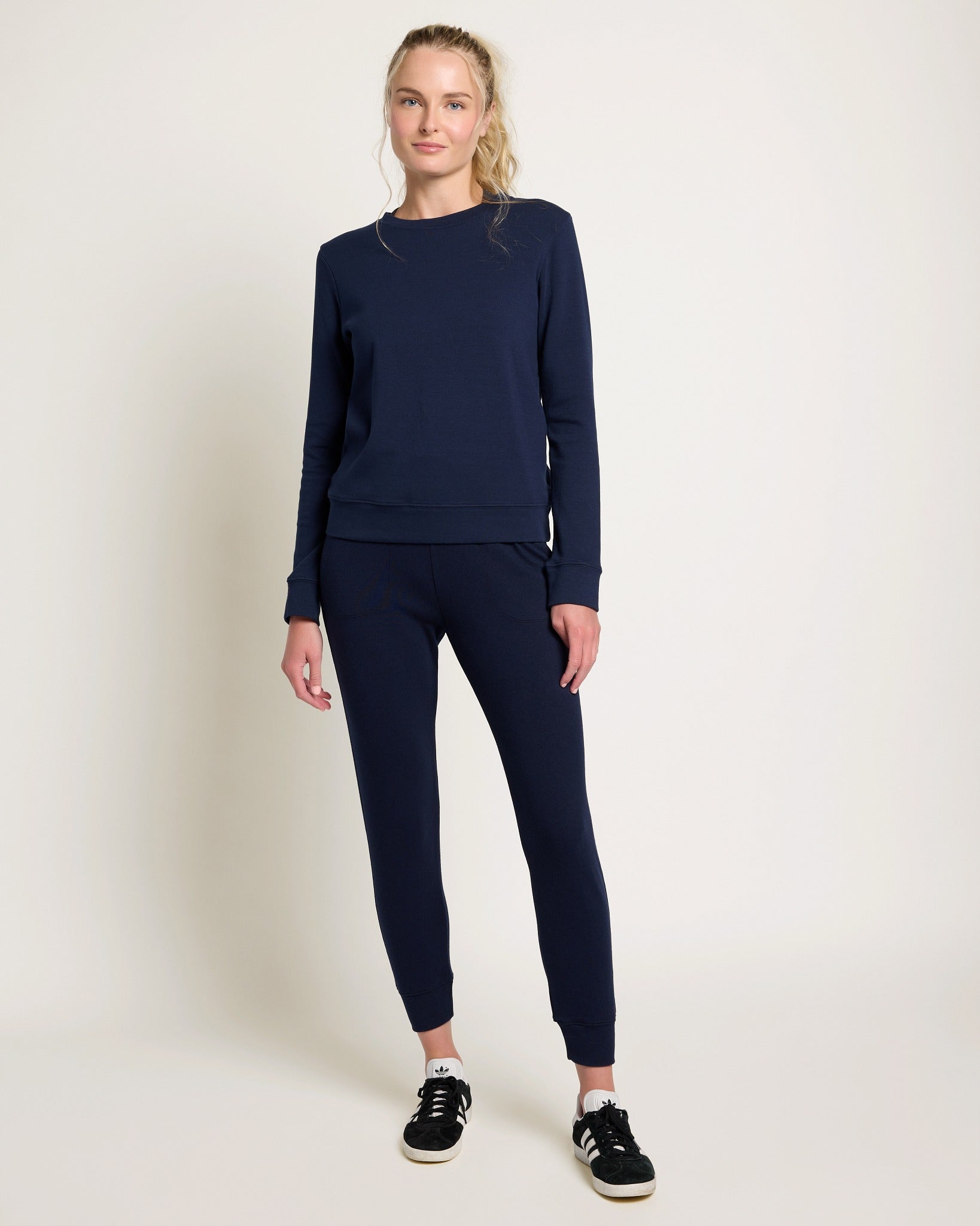 Navy $|& Interval Half Moon Pullover - UGC On Fig