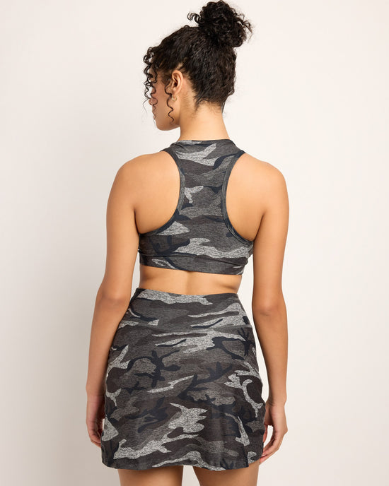 Grey Camo $|& Interval FlowHeather Sculpt Camo Enhearten Bra - SOF Side