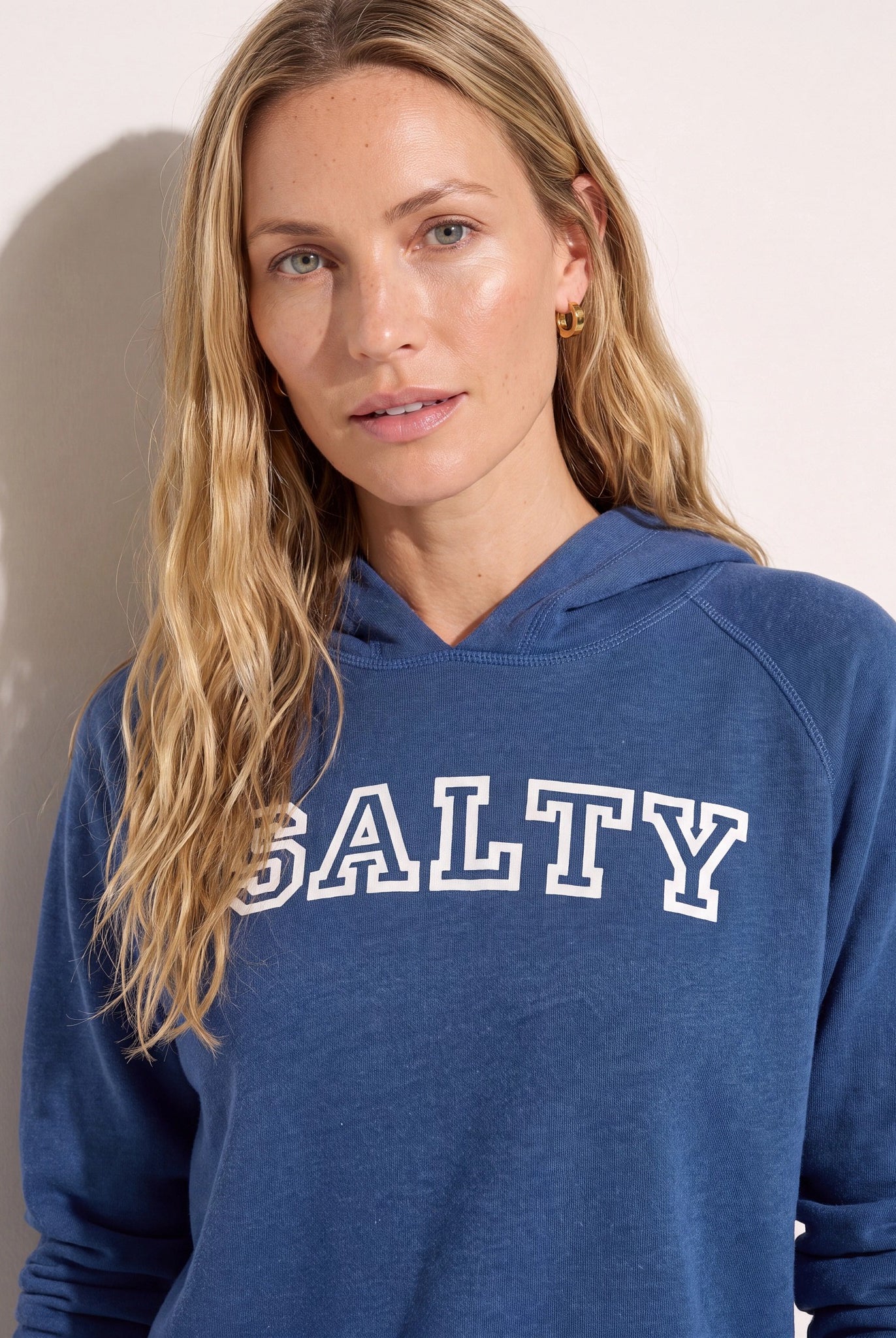 Navy $|& SEAS Salty Graphic Hoodie - SOF Side