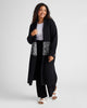 Plus Size Long Sleeve Shawl Neck Cardigan