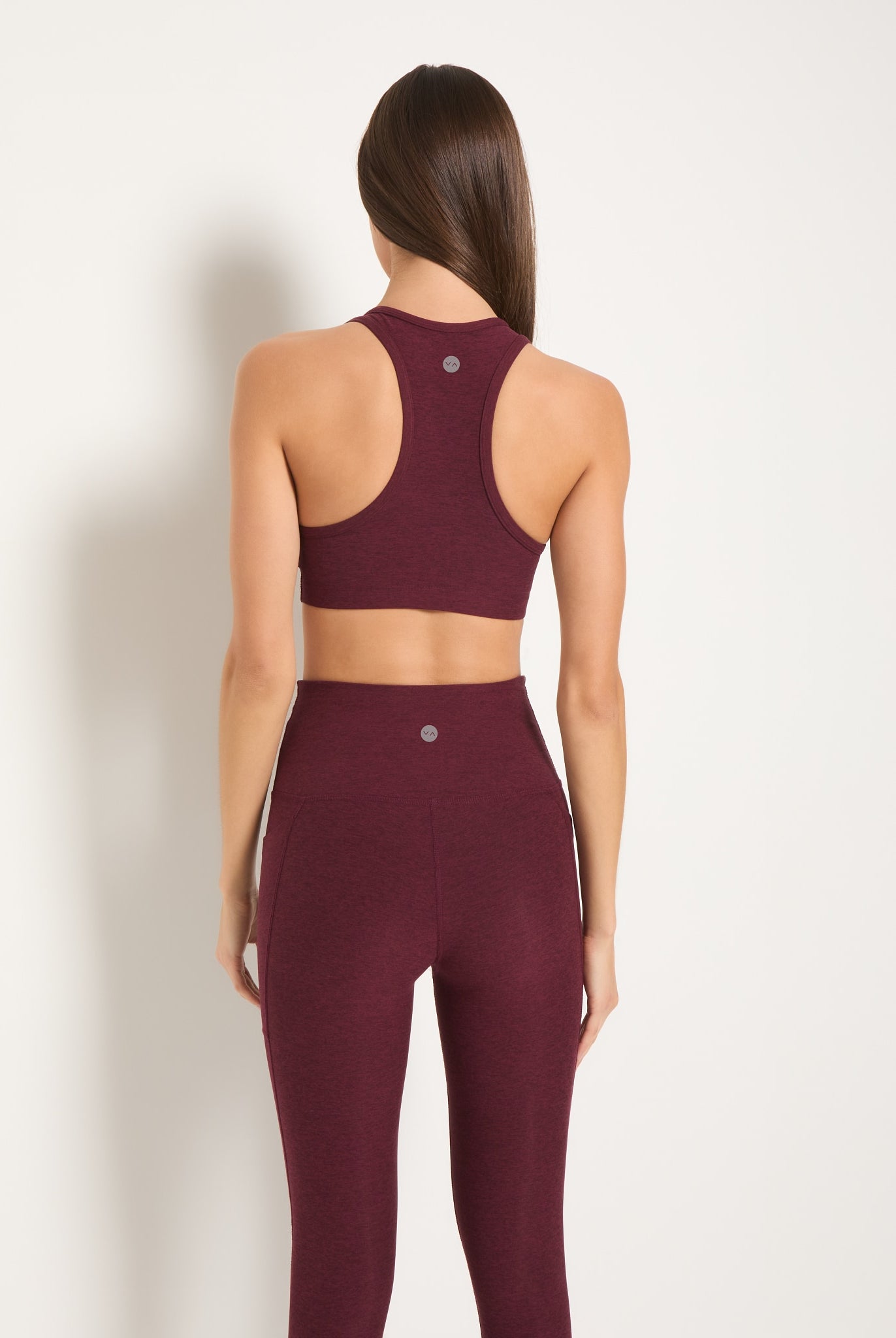 Red Wine $|& Interval FlowHeather Sculpt Enhearten Bra - SOF Back