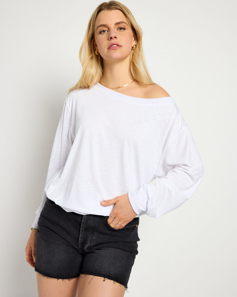 Brooksville Slub Off the Shoulder Top Brooksville Slub Off the Shoulder Top