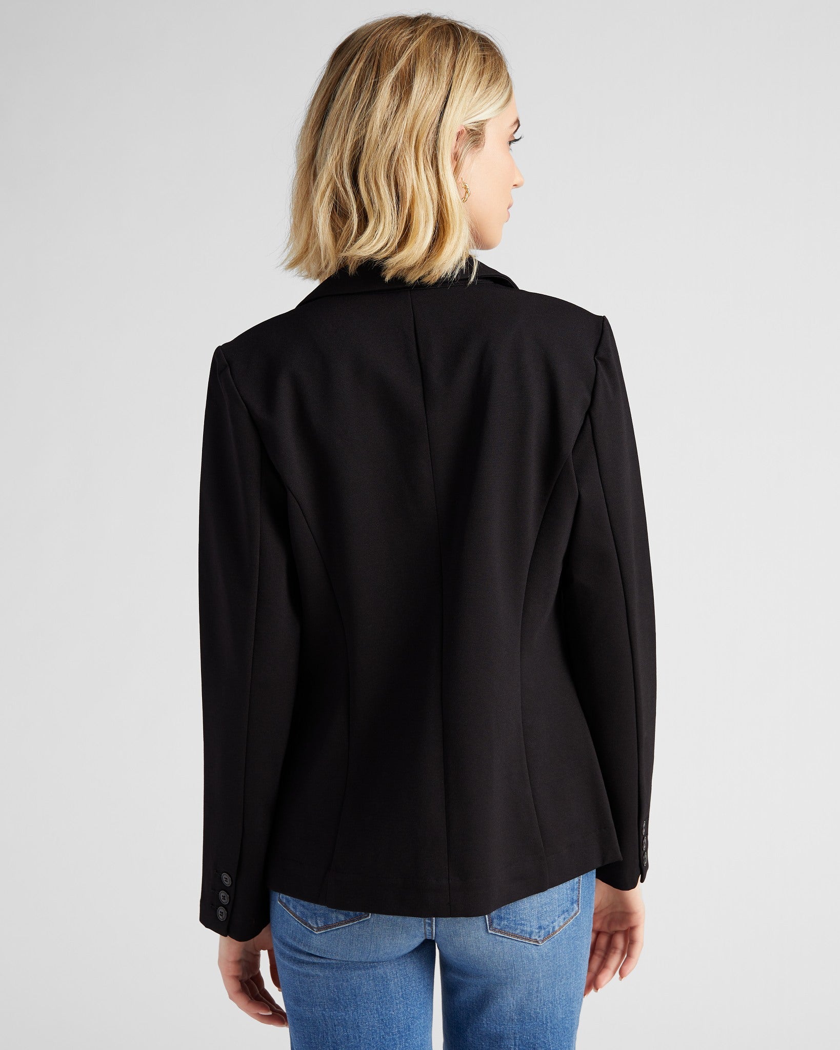 Black $|& Liverpool Fitted Blazer - SOF Back