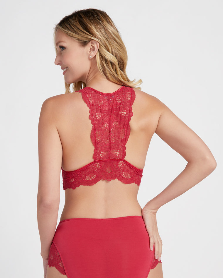 Crimson $|& Fleur't Belle Epoque Bralette - SOF Back