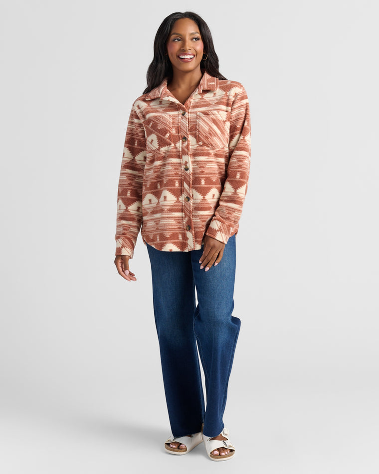 Rust Cream Aztec $|& Thread & Supply Chayton Jacket - SOF Full Front