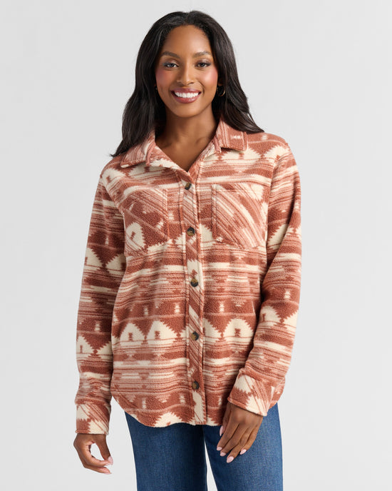 Rust Cream Aztec $|& Thread & Supply Chayton Jacket - SOF Front