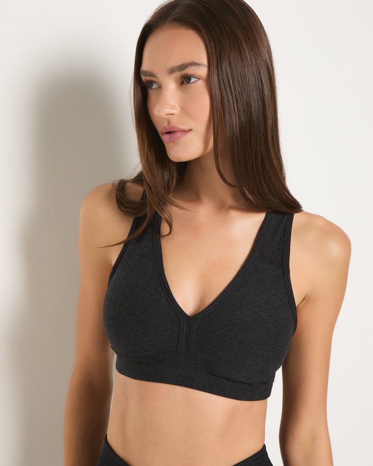 Night Sky $|& Interval FlowHeather Sculpt Enhearten Bra - SOF Full Front
