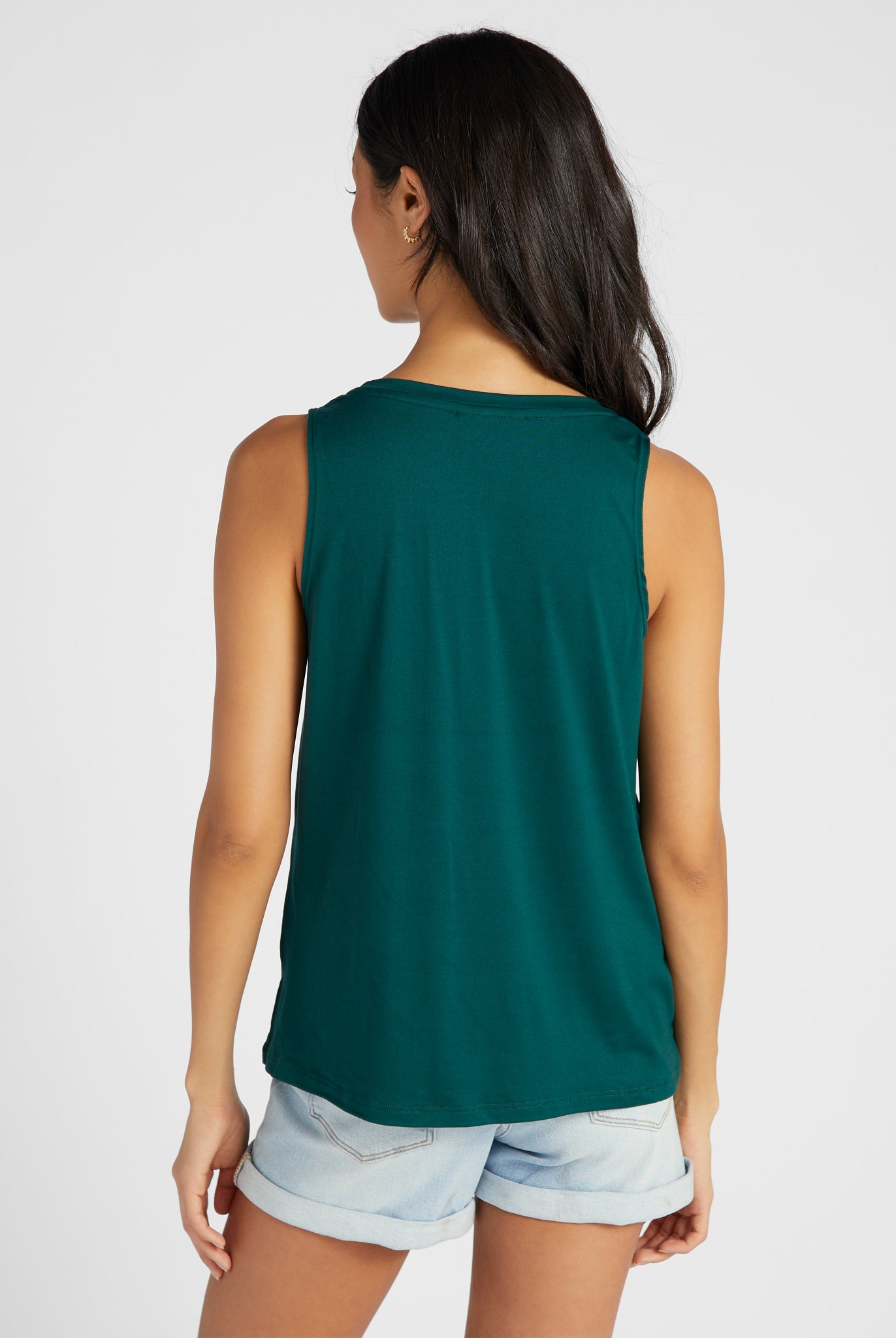 Forest Green $|& Herizon Gone Hiking Graphic Tank - SOF Back