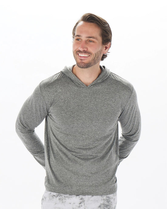 Black Heather $|& Glyder Taclite Hoodie - VOF Front