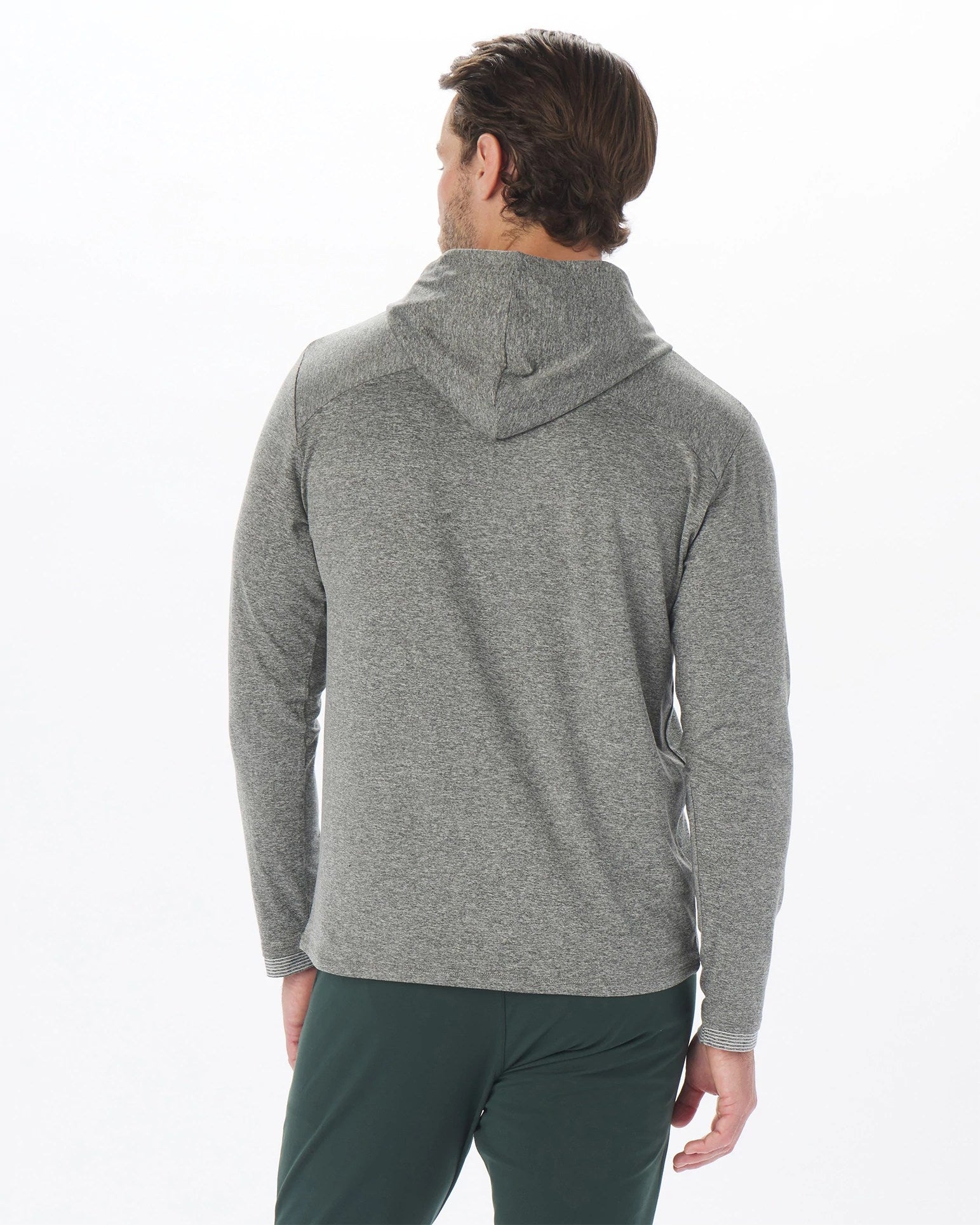 Black Heather $|& Glyder Taclite Hoodie - VOF Back