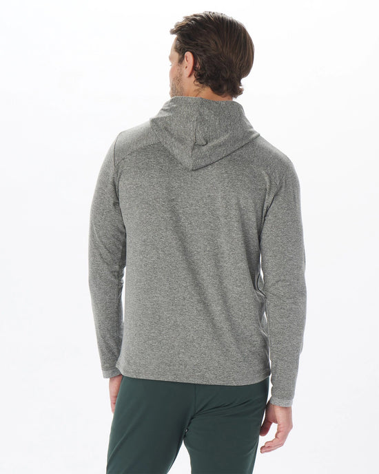 Black Heather $|& Glyder Taclite Hoodie - VOF Back