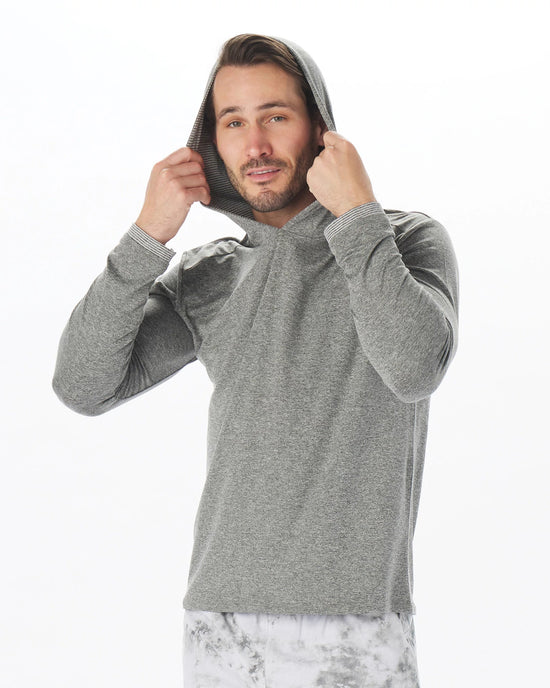 Black Heather $|& Glyder Taclite Hoodie - VOF Front