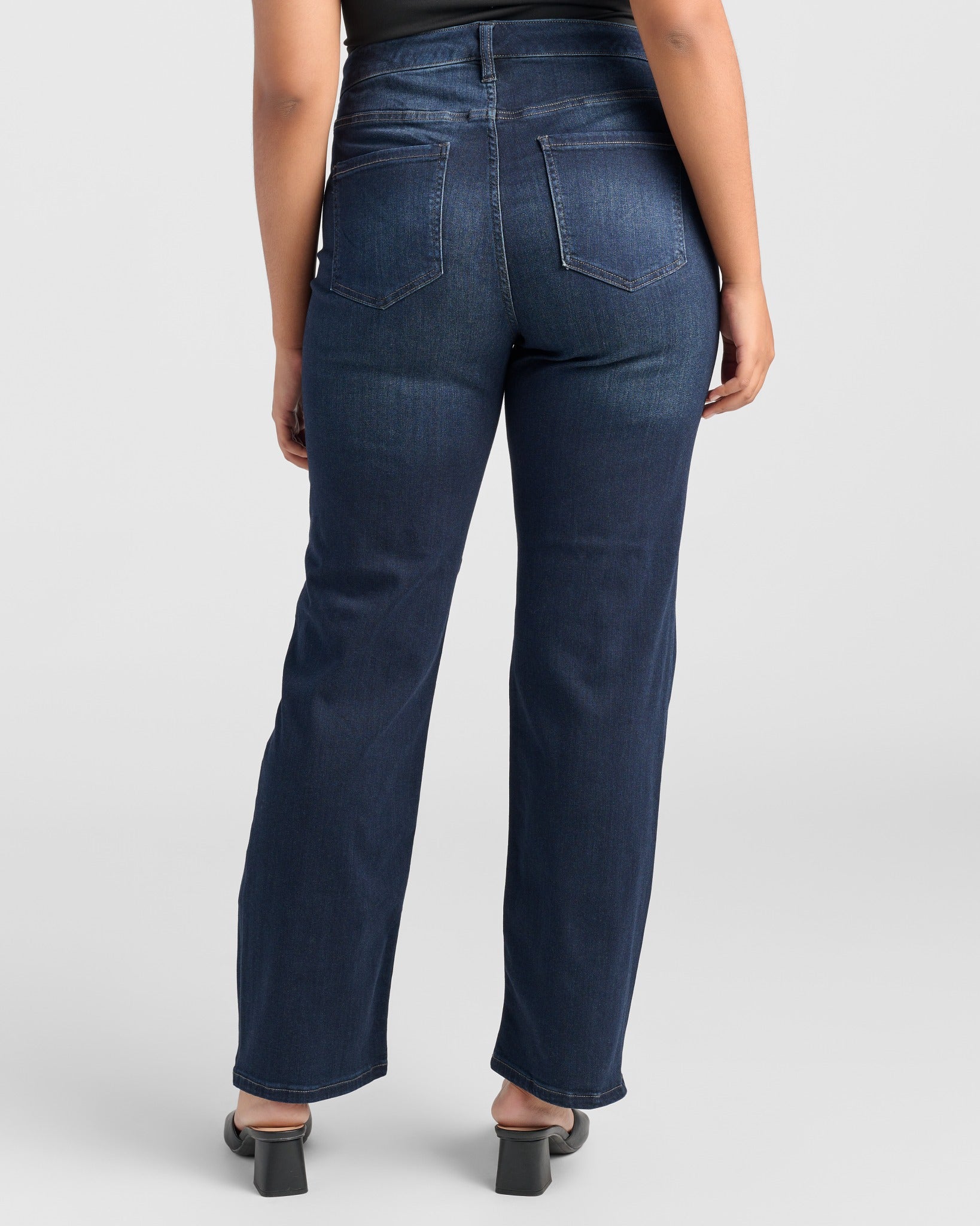 Halifax $|& Liverpool Kennedy Straight Leg Jeans - SOF Back