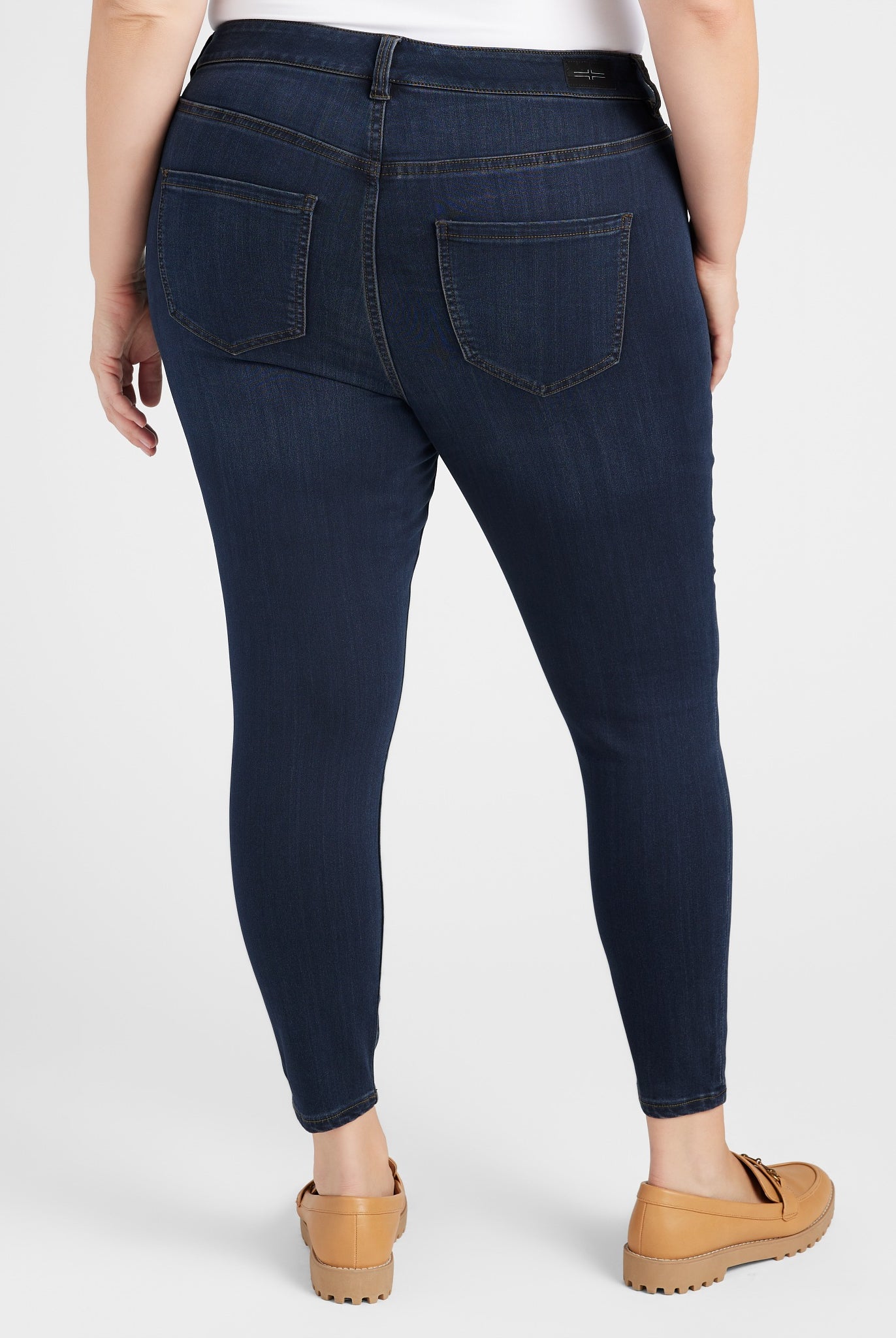 Dunmore Dark $|& Liverpool Abby High Rise Ankle Skinny - SOF Back