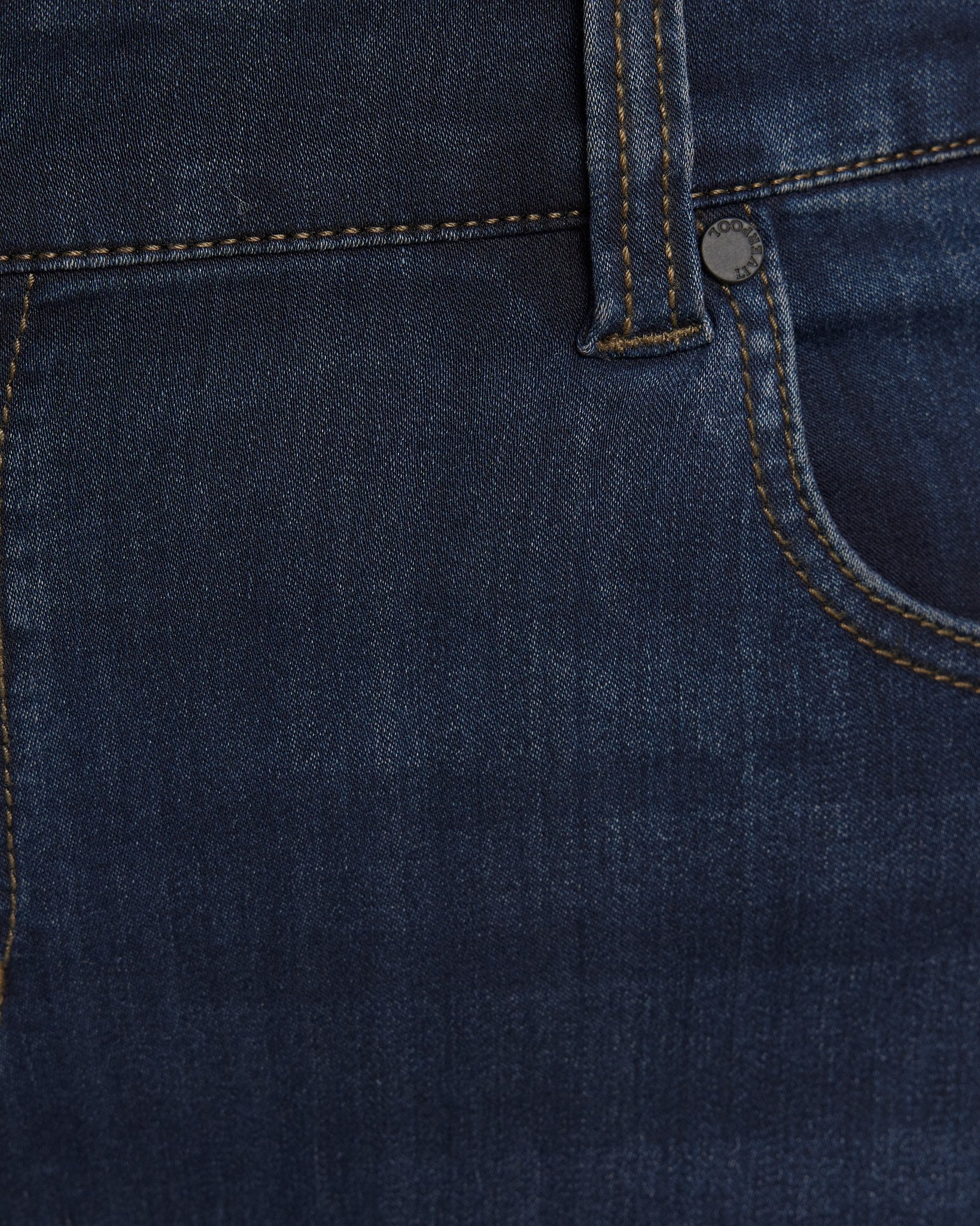 Dunmore Dark $|& Liverpool Abby High Rise Ankle Skinny - SOF Detail