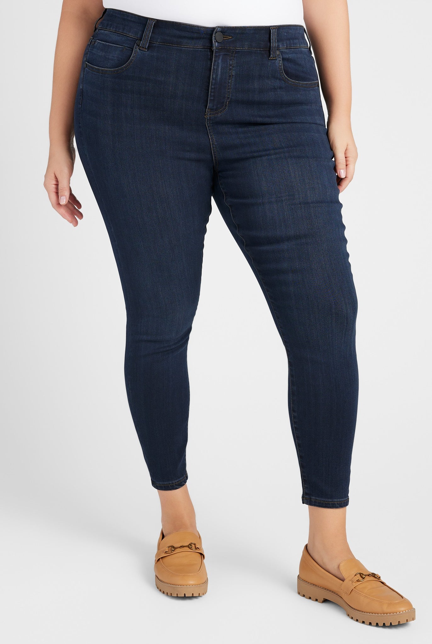 Dunmore Dark $|& Liverpool Abby High Rise Ankle Skinny - SOF Front