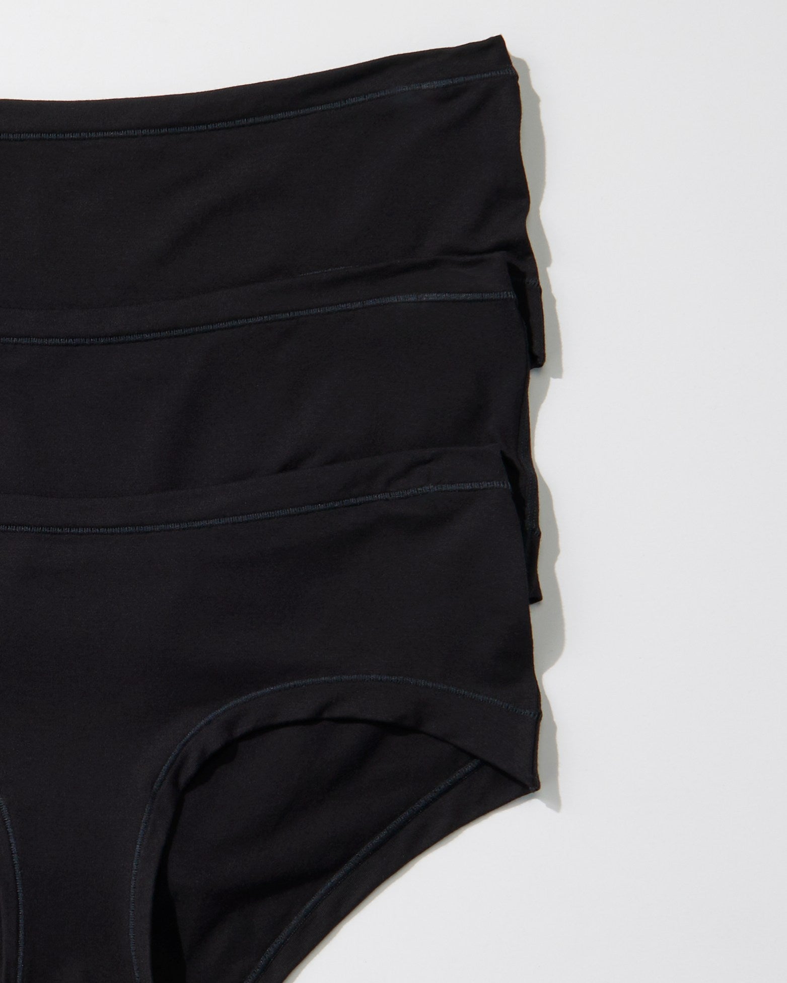 Black $|& MOVESGOOD Hipster Brief 3 Pack - SOF Front