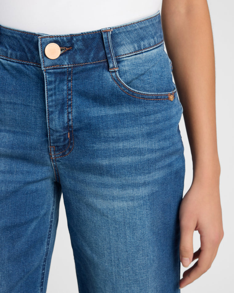 Blue $|& Democracy Absolution Wide Leg Jeans - SOF Detail