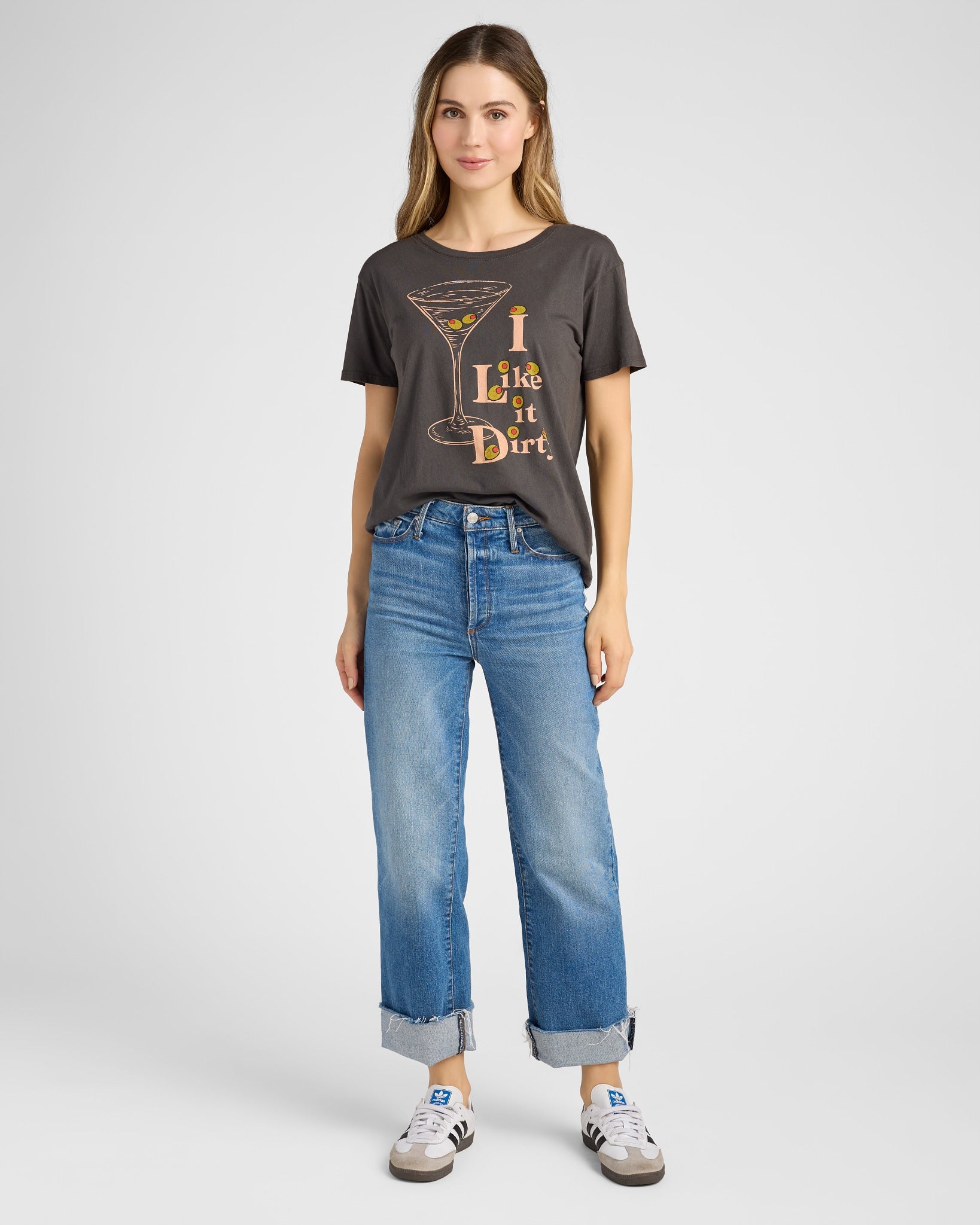 Vintage Black $|& Project Social T I Like It Dirty Tee - SOF Full Front