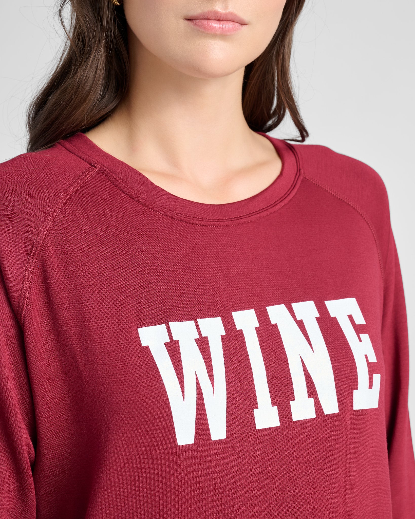 Cabernet $|& SEAS Wine Graphic Pullover - SOF Full Front