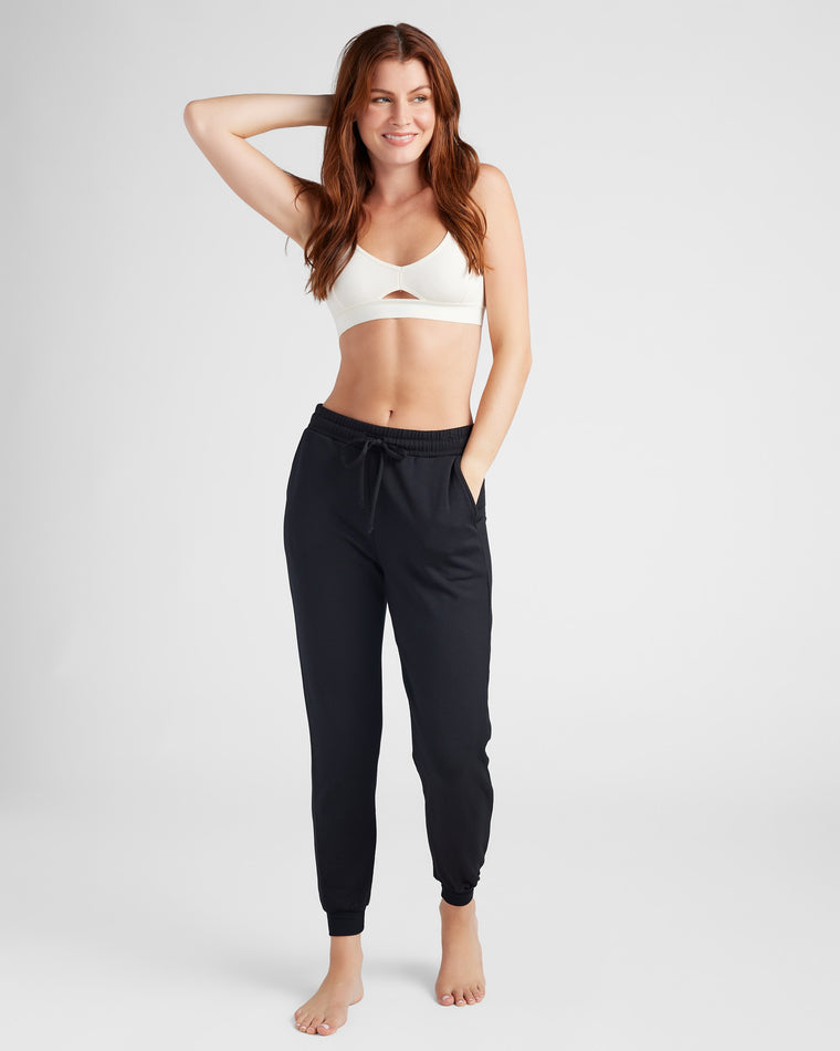 Black $|& SEAS Over the Clouds Jogger - SOF Full Front