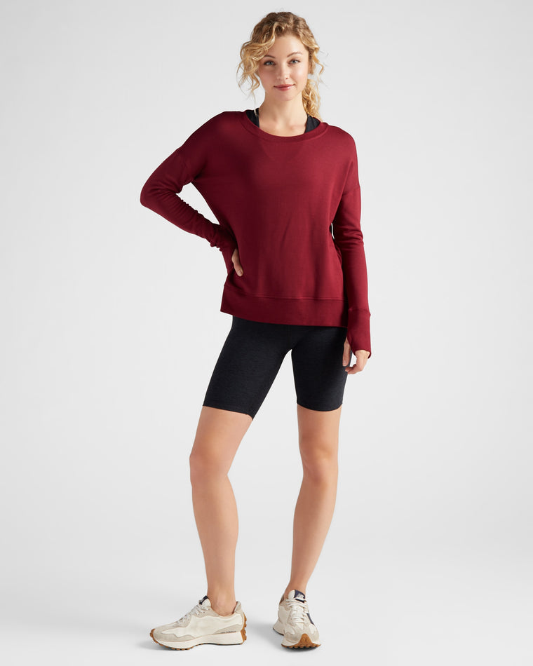 Cabernet $|& Interval Flex Pullover - SOF Full Front