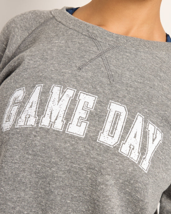 Heather Grey $|& Interval Game Day Graphic Sweatshirt - SOF Full Front
