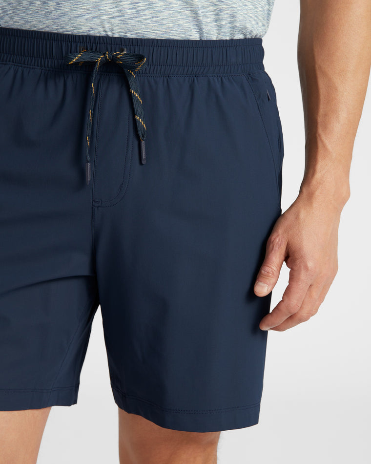 True Navy $|& Rhone 7" Pursuit Short Unlined - SOF Detail