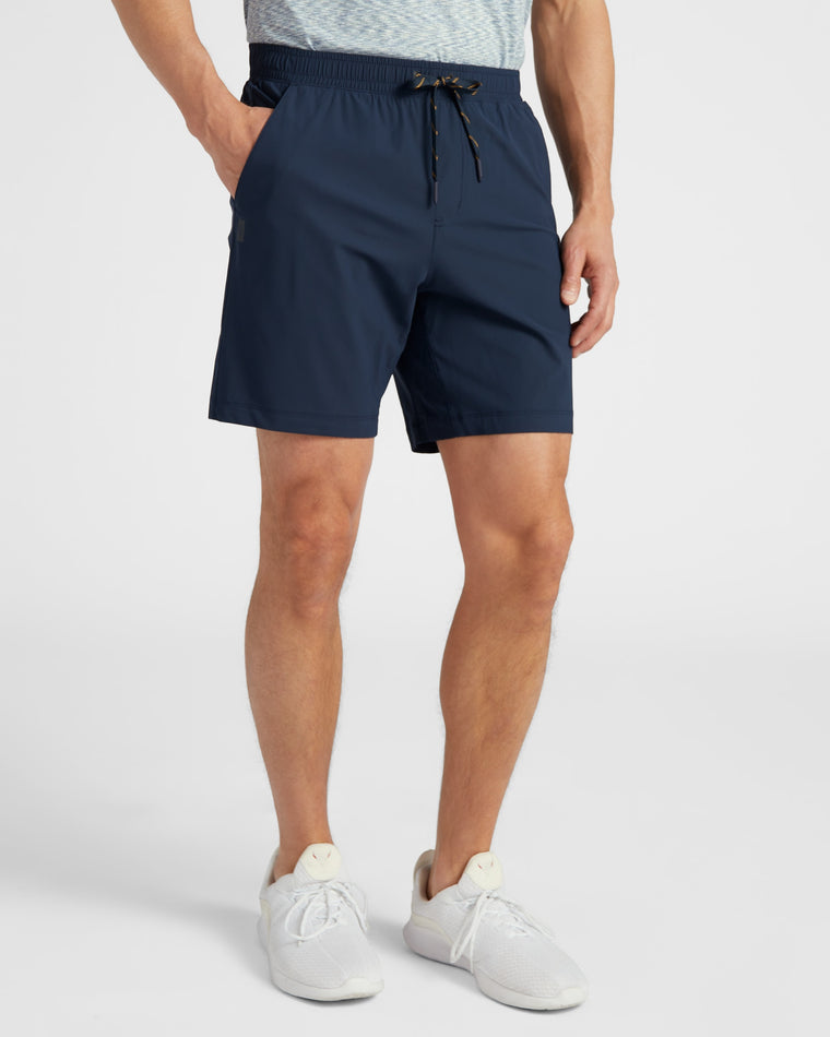 True Navy $|& Rhone 7" Pursuit Short Unlined - SOF Front