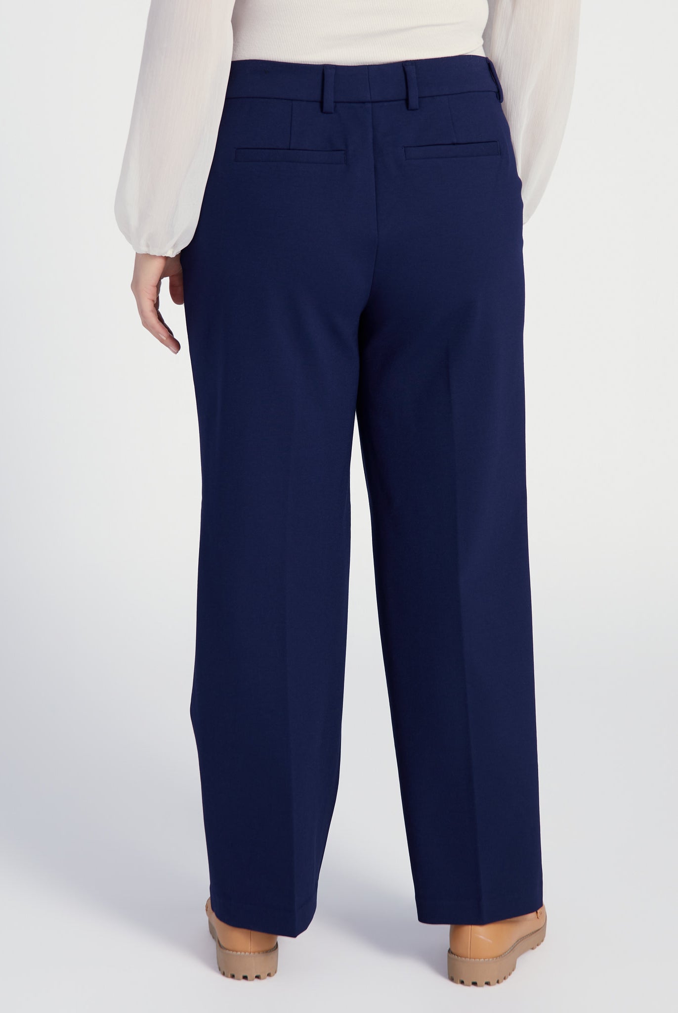 Cadet Blue $|& Liverpool Kelsey Wide Leg Trouser - SOF Back
