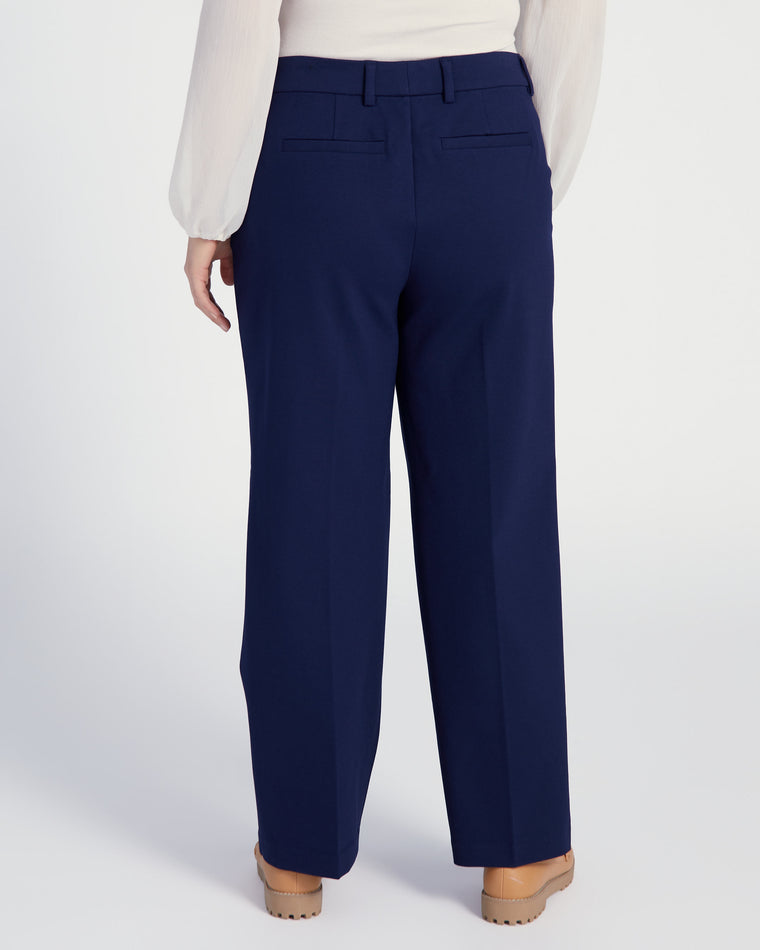 Cadet Blue $|& Liverpool Kelsey Wide Leg Trouser - SOF Back