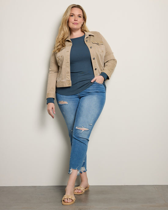 Biscuit Tan $|& Liverpool Classic Jean Jacket - UGC On Fig