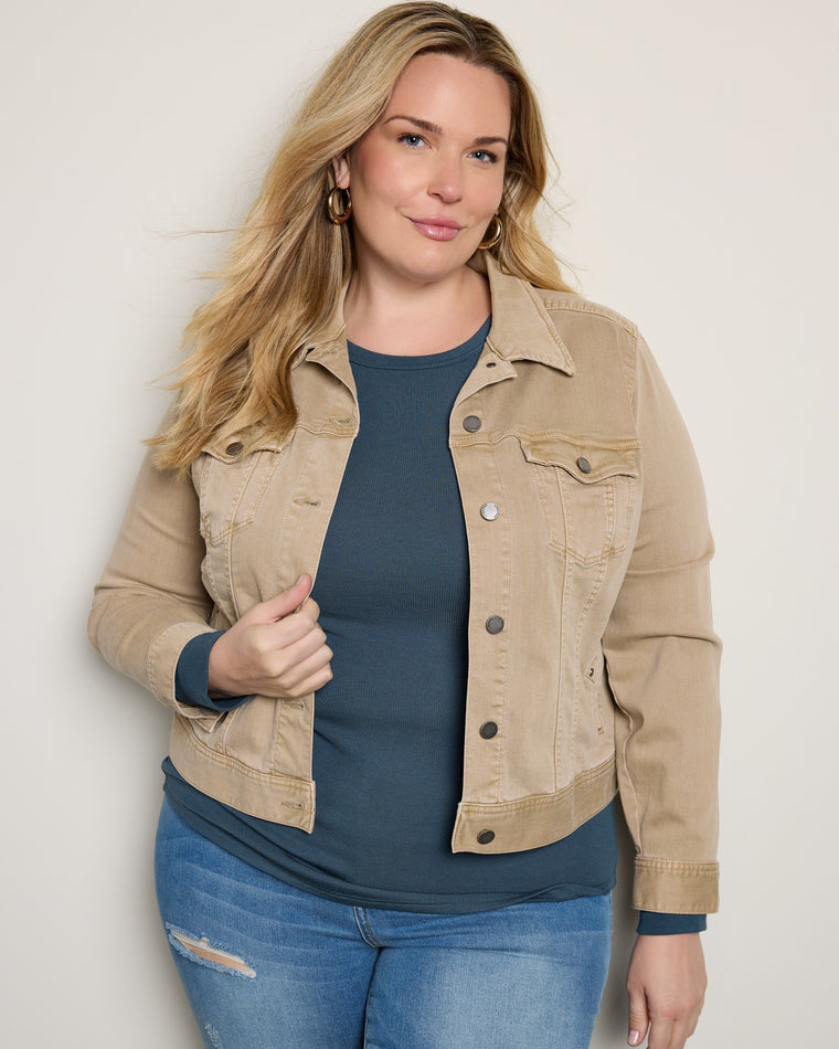 Biscuit Tan $|& Liverpool Classic Jean Jacket - SOF Front