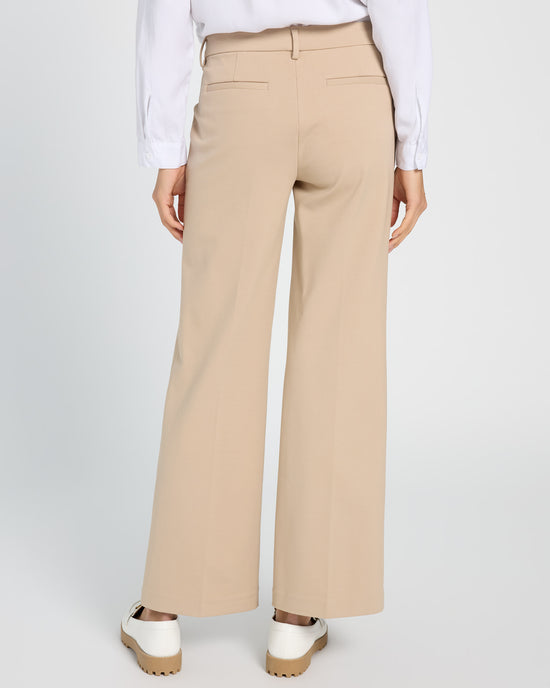 Biscuit Tan $|& Liverpool Kelsey Wide Leg Trouser - SOF Back