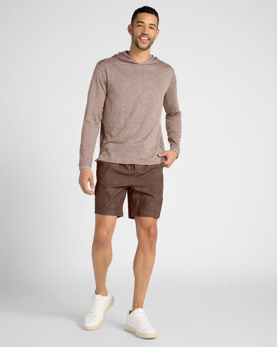 Espresso Heather $|& Glyder Taclite Hoodie - SOF Full Front