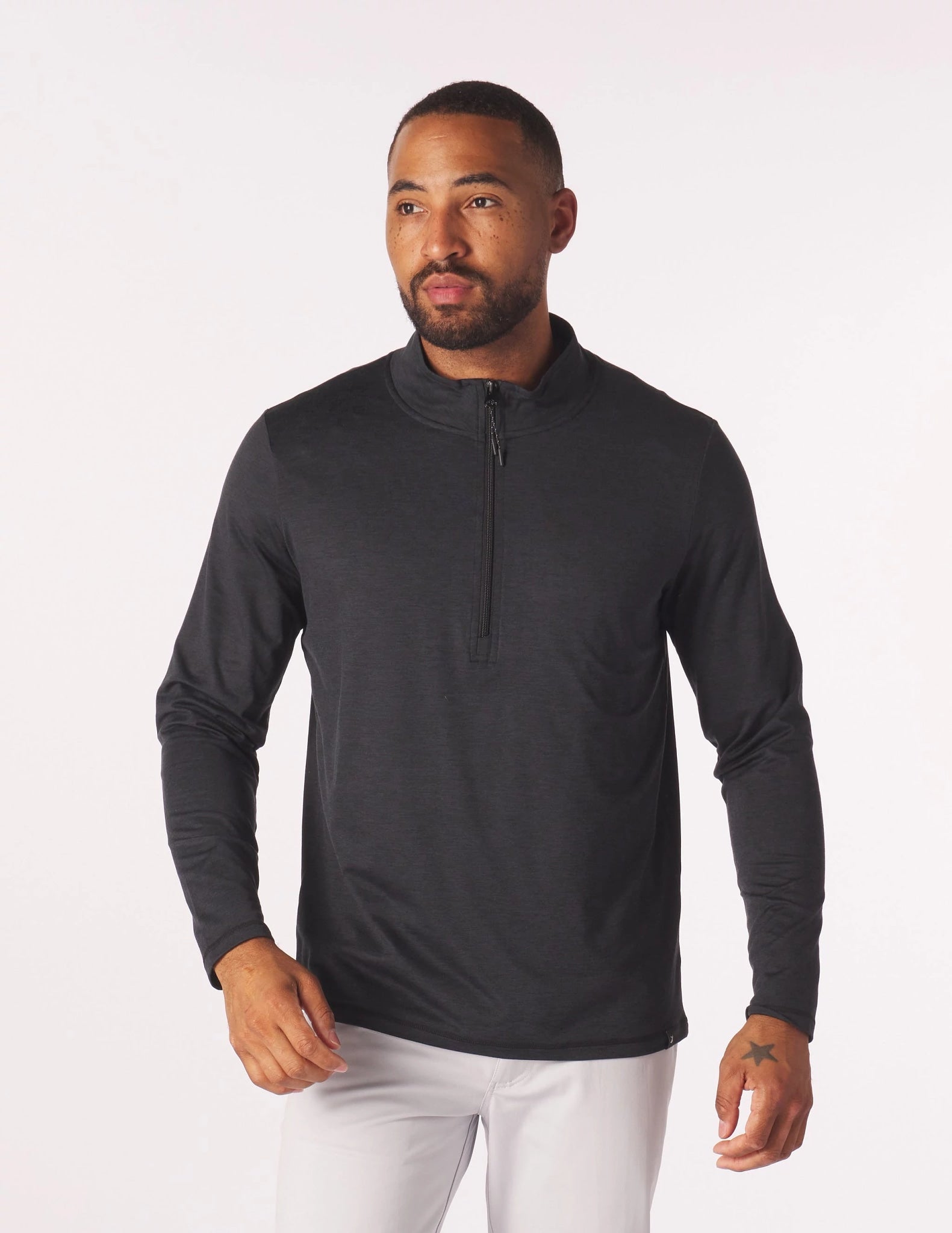Black Marble $|& Glyder Tahoe 1/4 Zip - VOF Front