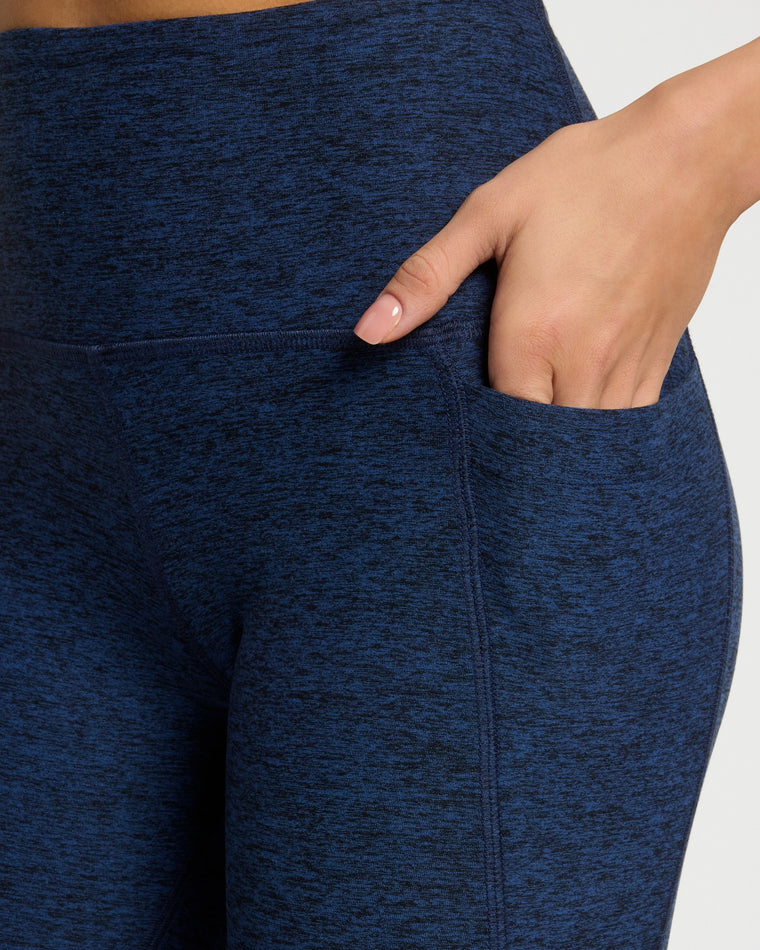 Iris Black $|& Interval FlowHeather Sculpt Pocket Legging - SOF Full Front