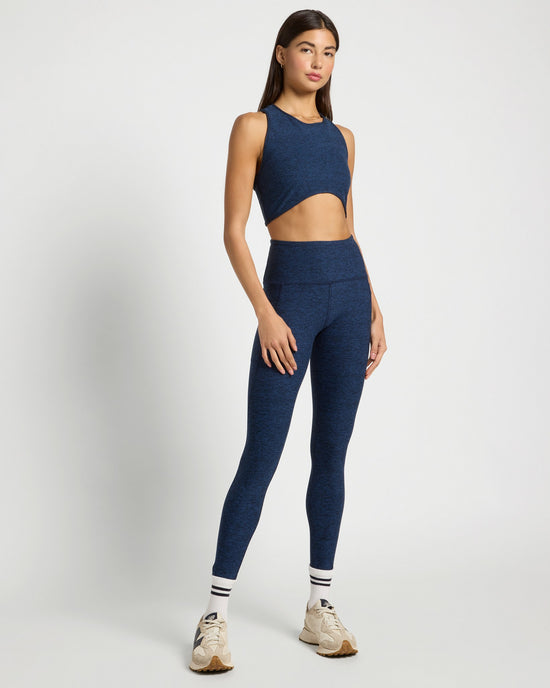 Iris Black $|& Interval FlowHeather Sculpt Pocket Legging - UGC On Fig