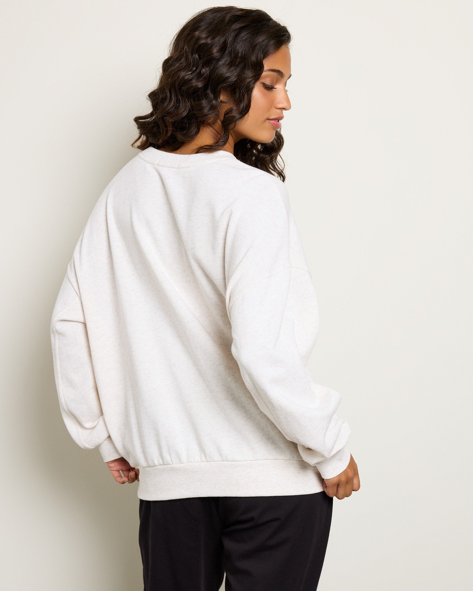 Light Oatmeal $|& Z Supply Mama Sweatshirt - SOF Back
