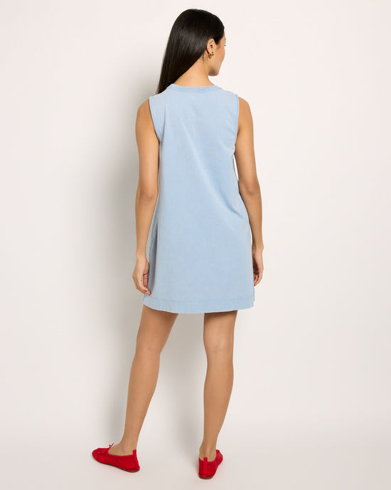 Washed Indigo $|& Z Supply Sloane Dress - SOF Back