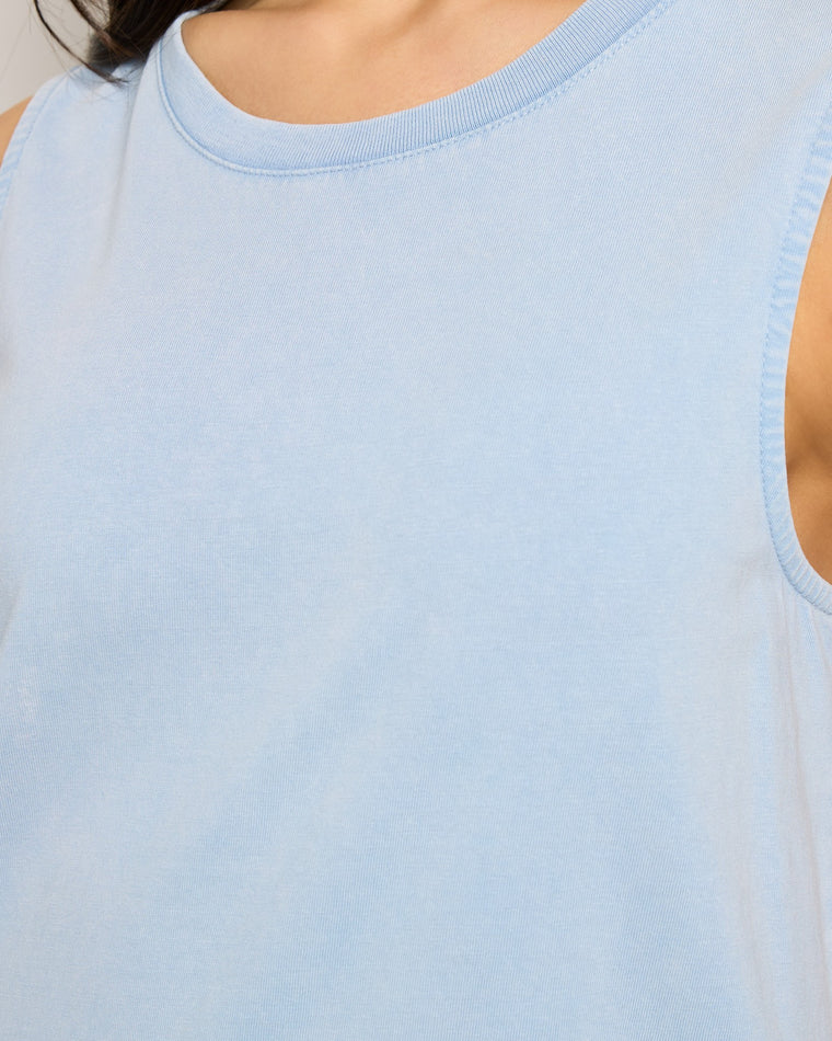 Washed Indigo $|& Z Supply Sloane Dress - SOF Full Front