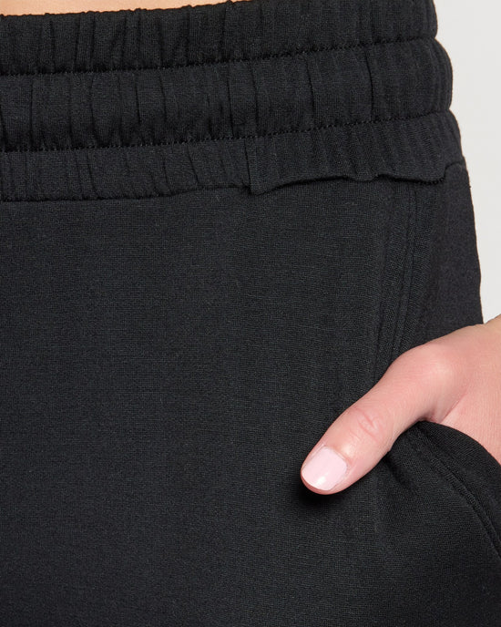 Black $|& Interval Flex Jogger - SOF Full Front