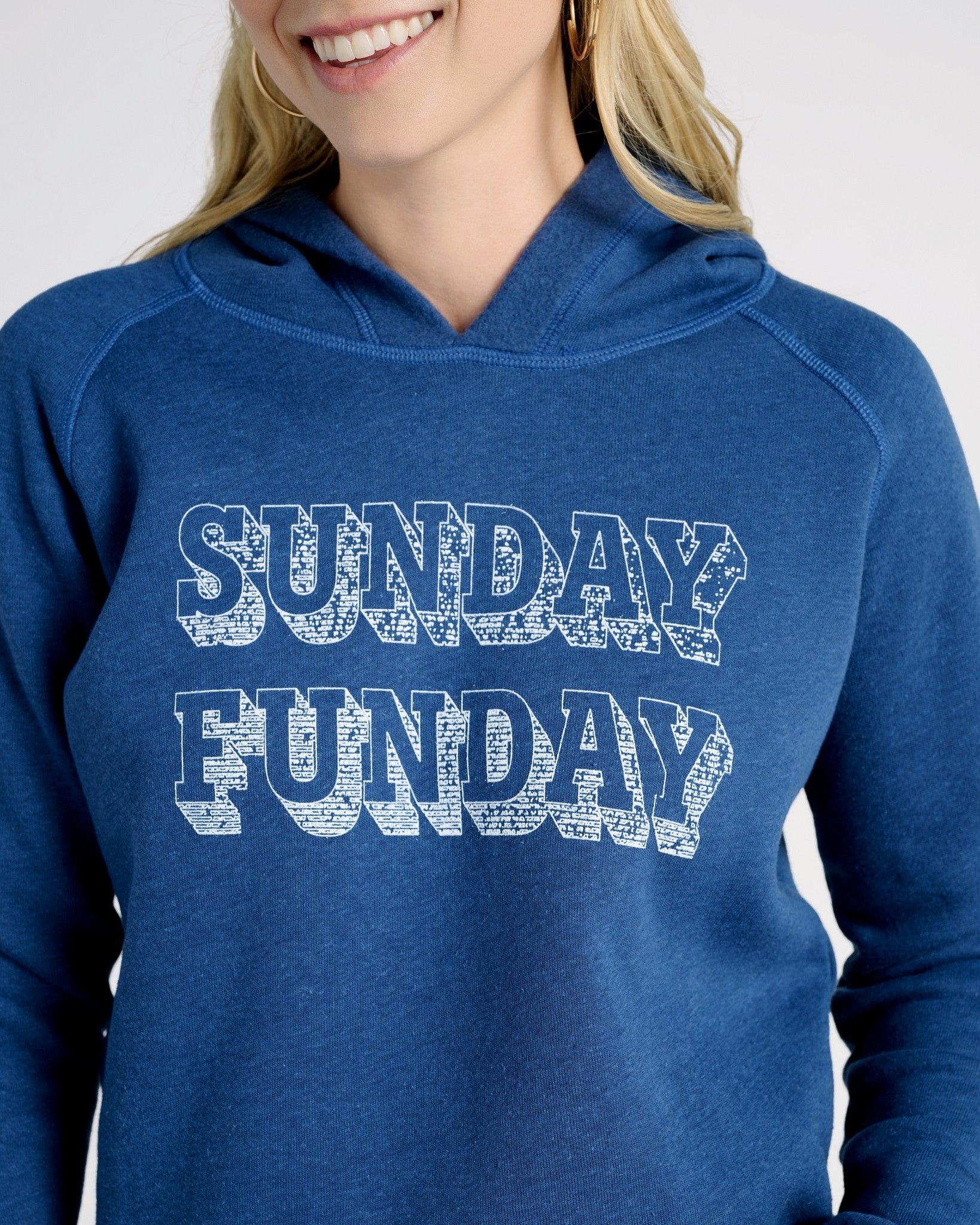 Navy $|& SEAS Sunday Funday Graphic Hoodie - SOF Detail