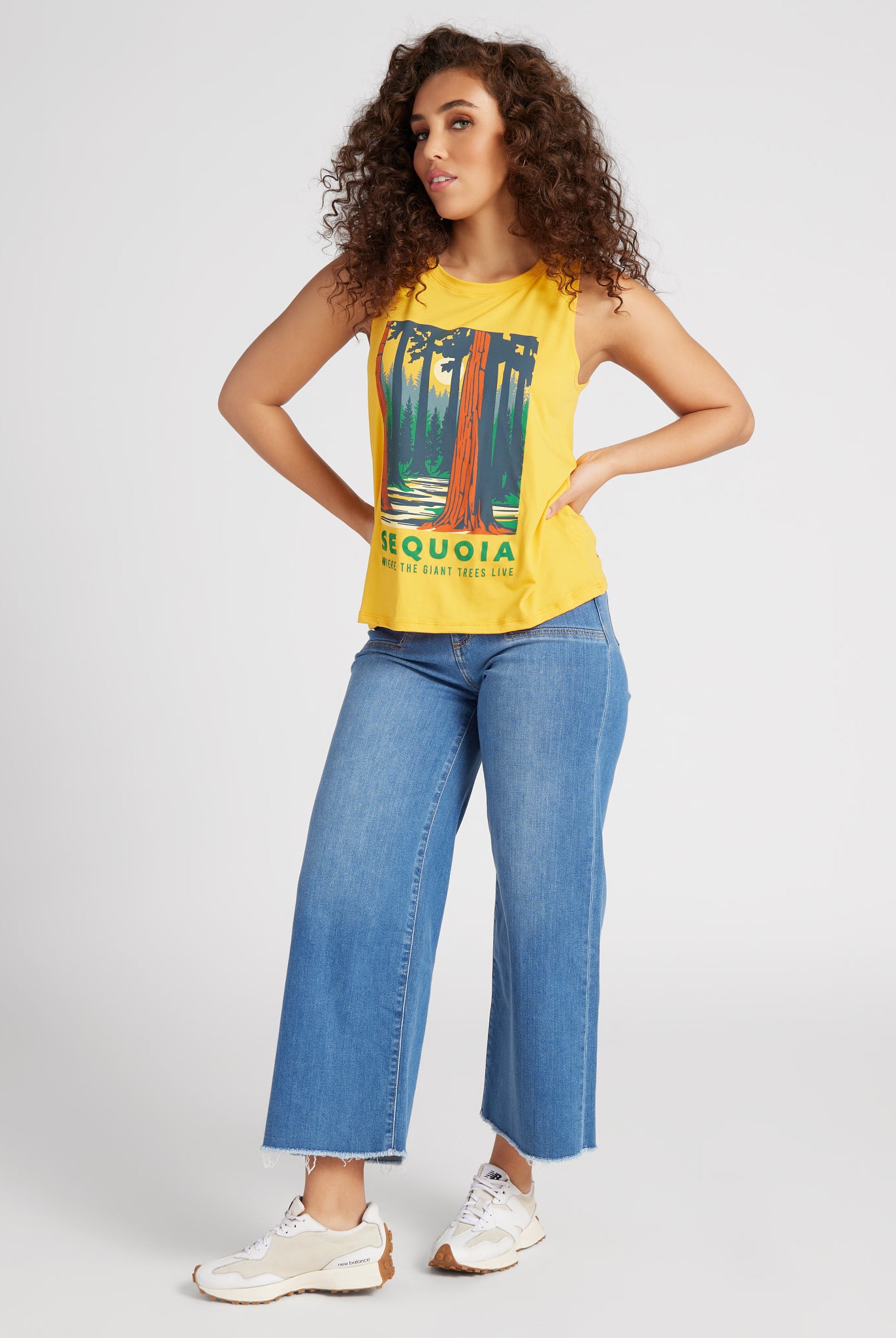 Mustard $|& Herizon Sequoia National Park Graphic Tank - SOF Full Front