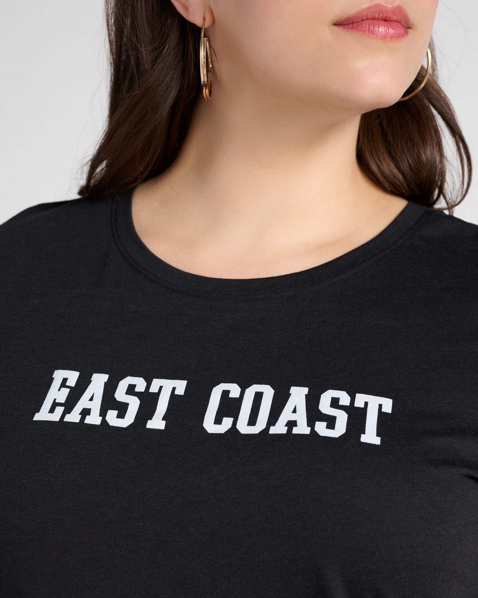 Black $|& 78&SUNNY East Coast Graphic Tee - SOF Detail