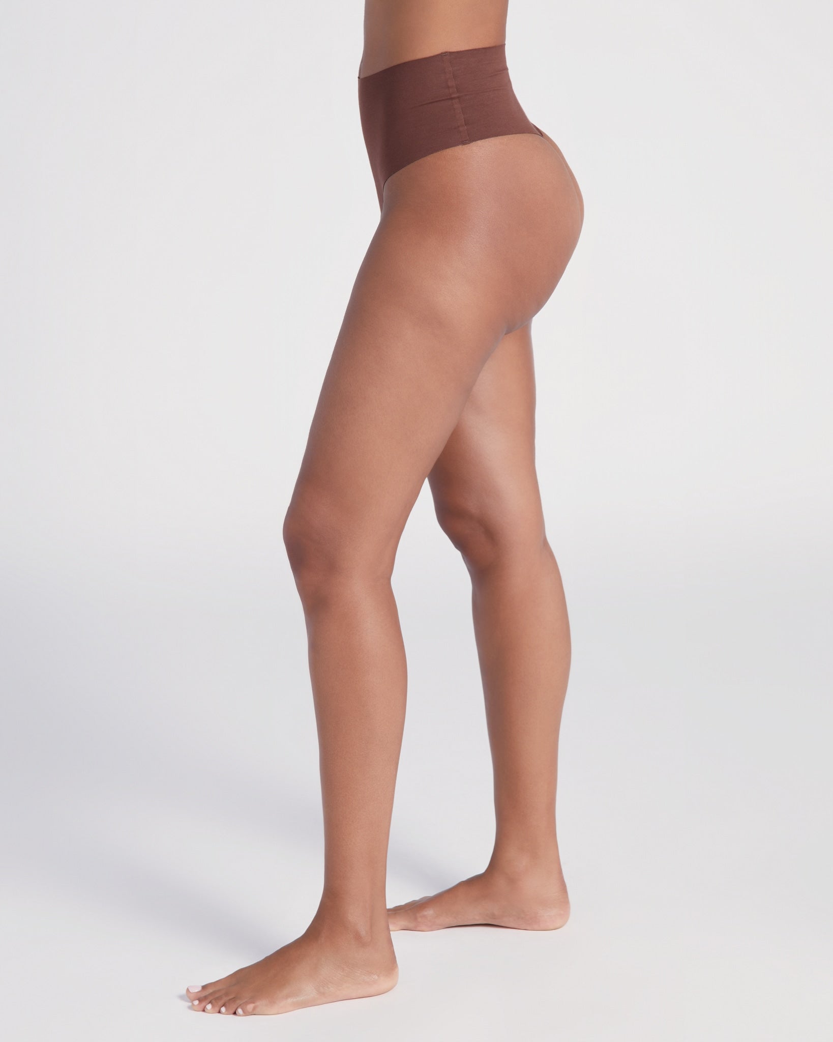 Dark Neutrals $|& Panty Promise High Rise Thong 2 Pack - SOF Back