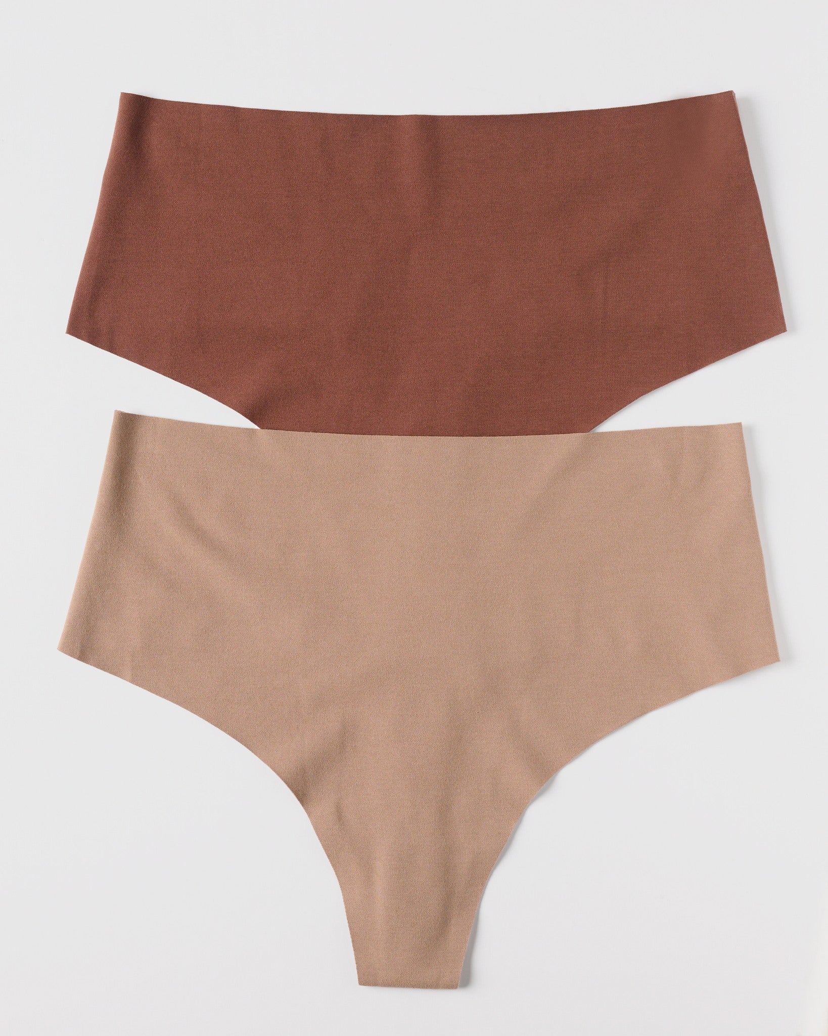 Dark Neutrals $|& Panty Promise High Rise Thong 2 Pack