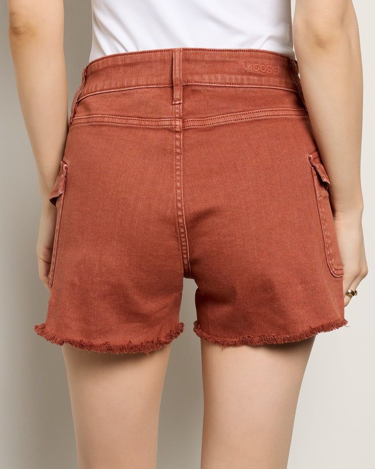 Terracotta $|& Vigoss Ace Cargo Cut Off Short - SOF Back