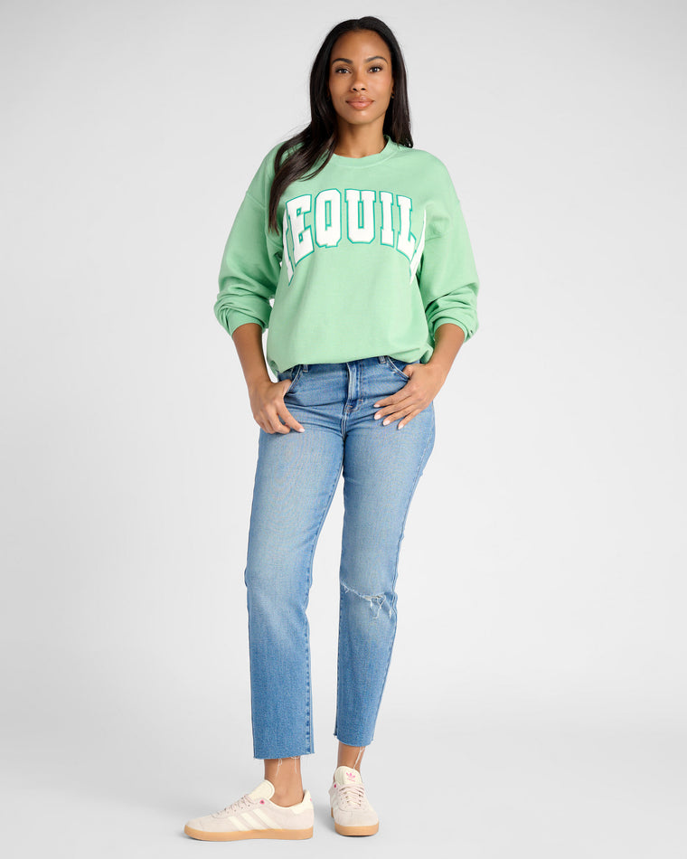 Island Green $|& Project Social T Tequila Sweatshirt - SOF Full Front