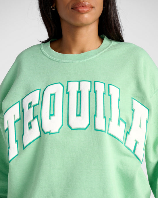 Island Green $|& Project Social T Tequila Sweatshirt - SOF Detail